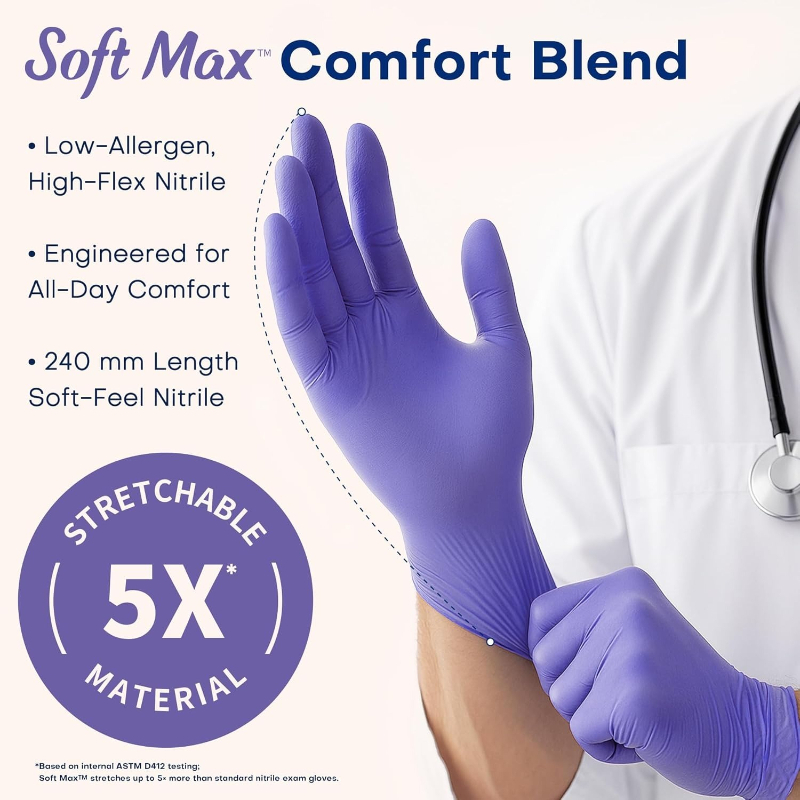 Disposable Gloves Purple Nitri - Exam Glove Nitrile review and price